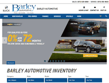 Tablet Screenshot of barleyautomotive.com